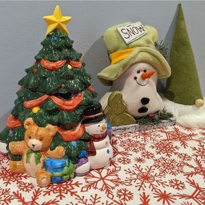 Potter & Smith Christmas Tree cookie jar